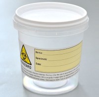 Контейнер д/отбора, транспортировки и хранения биологич. материалов (д/гистологии), 150 мл. с защелк. крыш., с этикеткой., н/стер., п/п, Aptaca