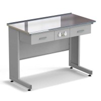 Стол приборный с ящиками и электрикой ЭКРОС 1200х600х900 мм, раб. поверхность - НЕРЖАВЕЮЩАЯ СТАЛЬ