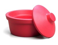 Емкость для льда и жидкого азота 2,5 л, красный цвет, круглая с крышкой, Round, Corning (BioCision)