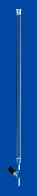 Хроматографическая колонка Lenz 200 мм, 15 мл, NS14/23, с фриттой, PTFE игольчатый кран, стекло