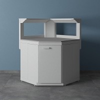 Стол лабораторный угловой УСК-950/650 (GranTec) с полкой