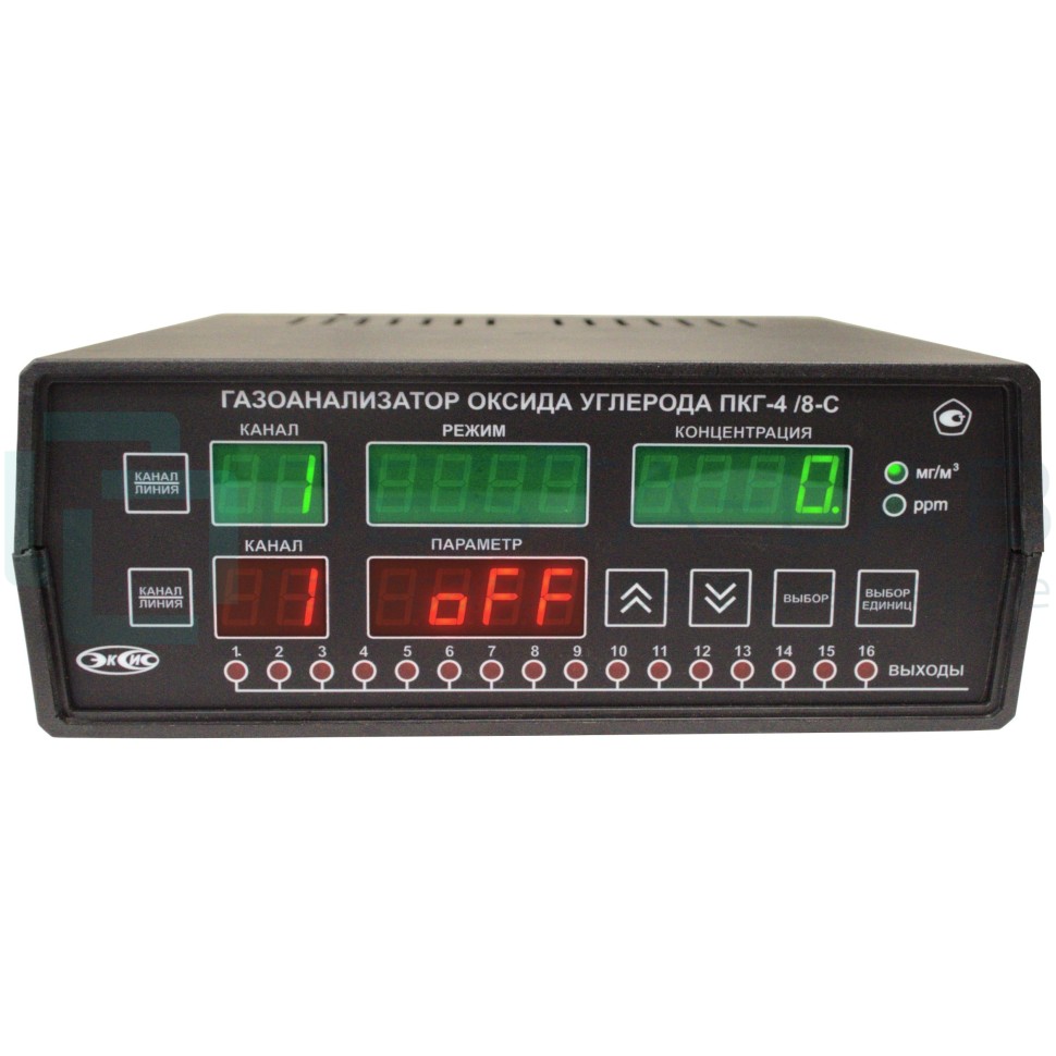 Газоанализатор монооксида углерода ПКГ-4 /8-C-СО-8Р-8А