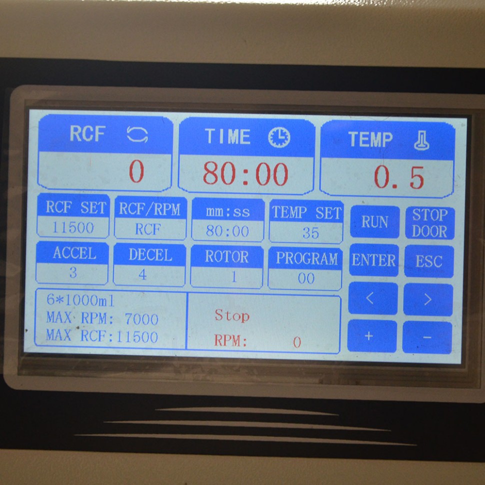 Центрифуга, максимально 6 л, 4000 об/мин, 5800 g, 12×400/500 мл blood bag, с охлаждением, с ротором, напольная, DL8M-12L, Drawell, Китай