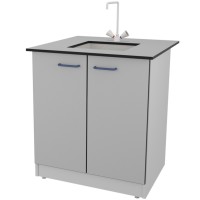 Стол-мойка ЛАБ-PRO МО 80.80.90 С20