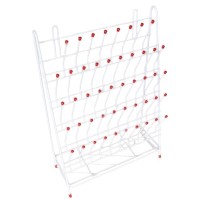 Панель для сушки лабораторной посуды, метал., 48 предметов