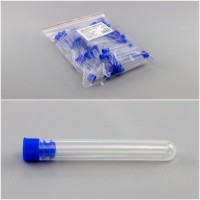 Пробирка цилиндрическая без пробки 5 мл, 12×75 мм, п/п, Пробка 13 мм, ТУ 9464-015-29508133-2014, уп. 100 шт.