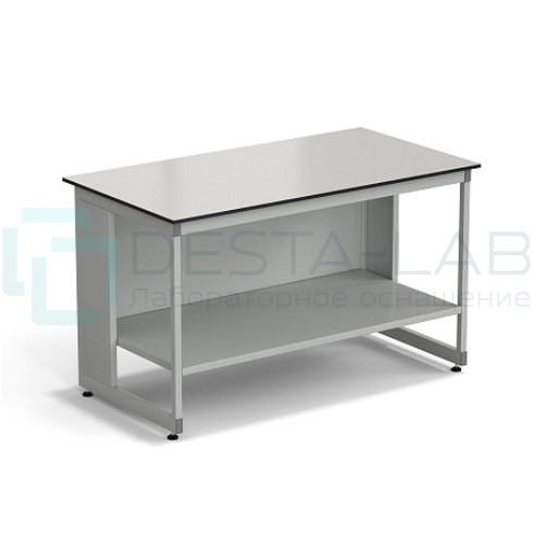 Стол для хроматографа ЭКРОС 1500х800х900 мм с полкой, раб. поверхность - LABGRADE