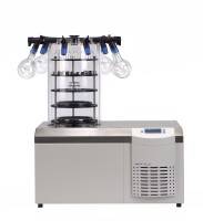 Лиофильная сушка Martin Christ Beta 2-8 LDplus, комплект с 5 полками Ø250 мм и 12 кранами для колб