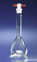 Колба мерная, 2000 мл, класс А, БС, PTFE крышка 27, 1 шт./уп., 4 шт./кор., Pyrex (Corning)