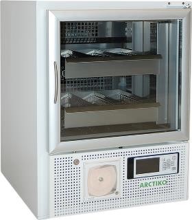 Холодильник для хранения крови, +4 °С, вертикальный, встраиваемый, 94 л, 2 ящика, дверь со стеклопакетом, BBR 100, Arctiko