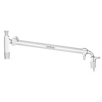 Насадка Rettberg дистилляционная, с холодильником Либиха, два керна NS29/32, муфта NS14,5/23, длина 250 мм, стекло