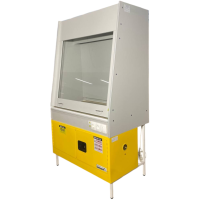 Вытяжной шкаф с отсеком для хранения ЛВЖ и столешницей из керамогранита Теолаб ШВ-ЛВЖ-1100 КГ