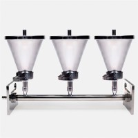 Вакуумный коллектор ISOLAB для 3 воронок, нержавеющая сталь