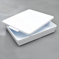 Лоток полимерный прямоугольный с крышкой, б/ячеек, ЛПпу-0,5 &quot;ЕЛАТ&quot; (неавтоклавируемый)