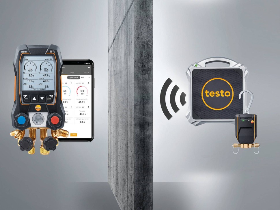 Запорный клапан хладагента с Bluetooth - для цифровых весов testo 560i