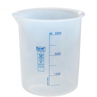 Стакан 3000 мл., низкий, с синей град., п/п, Kartell