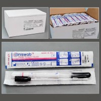 Зонд-тампон для отбора, транспорт. и хранения биолог. проб в комплекте с пробиркой с транспорт. средой AMIES с углем, стерильн., инд.уп./150 шт., Аптака