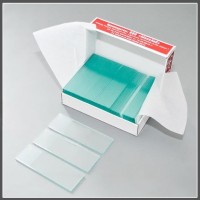 Стекло для микропрепаратов, предметное СО-4, с полосой для записи со шлиф. краями, размер 26*76*2 мм.