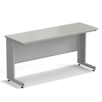 Стол пристенный ЭКРОС 1800х600х900 мм, раб. поверхность - ЛАМИНАТ СЕРЫЙ
