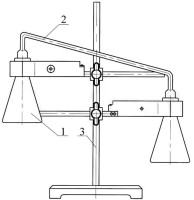 Прибор для перегонки фенола со штативом