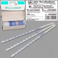 Пипетка стеклянная к СОЭ-метру ПС/СОЭ-01
