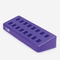 Штатив ISOLAB для 16 кювет, пурпурный, полипропилен