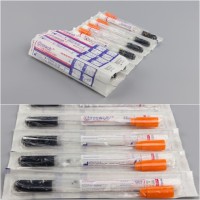 Зонд-тампон для отбора, транспорт. и хранения биолог. проб в комплекте с пробиркой с транспорт. средой AMIES с углем, вискоза+алюминий, стерильн., инд.уп./150 шт, Aptaca