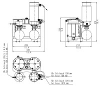 Вакуумная система KNF LABOPORT SH 840 G, 34 л/мин, вакуум до 6 мбар