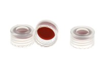 Крышка прозрачная, 11 мм с септой Red PTFE/W hite Silicone/ Red PTFE, толщина 1 мм, 100 шт./уп., Zhejiang ALWSCI Technologies
