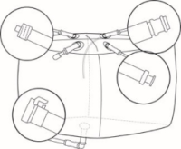 Мешки для сбора, хранения и транспортировки культуральной жидкости 3D Productainer BPCs, 1000 литров, материал Aegis5-14, 5 портов, Thermo FS