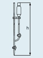 Микробюретка DURAN Group 5 мл, деление шкалы 0,02 мл, стеклянный кран, класс AS, стекло