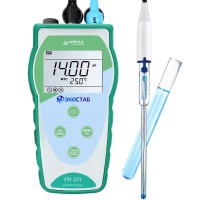 Портативный pH-метр ЭКОСТАБ PH231MS (для образцов небольшого объема)