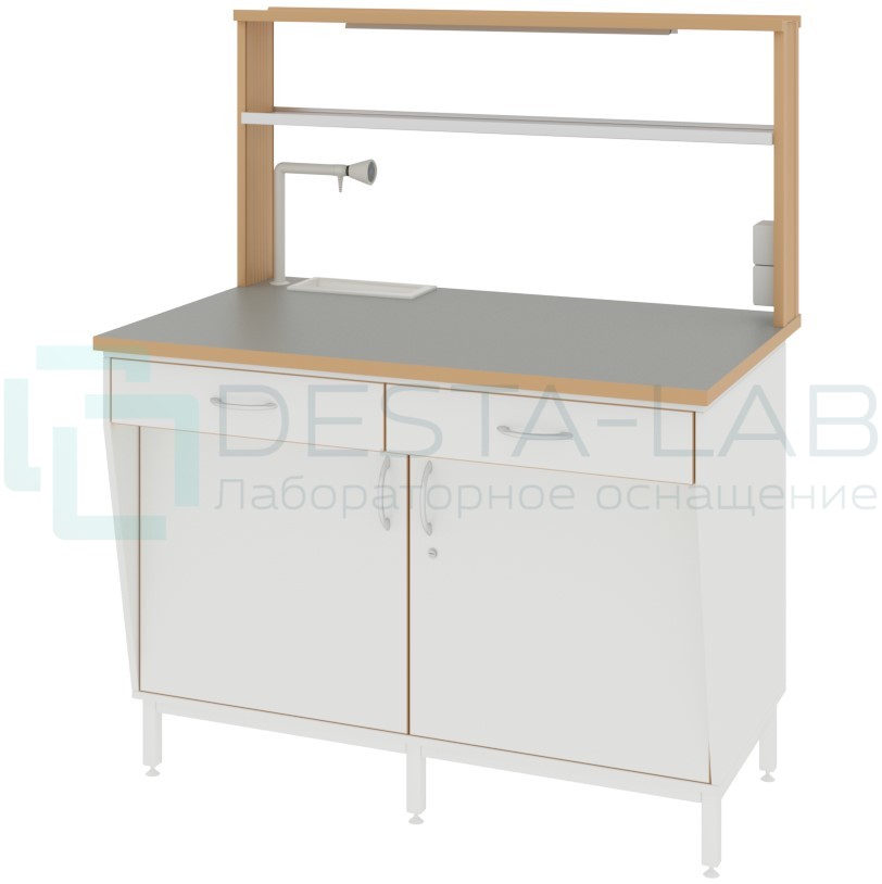 Стол пристенный ЛАБ-1200 ПТТМ (TRESPA) 