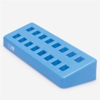 Штатив ISOLAB для 16 кювет, синий, полипропилен