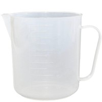 Стакан 500 мл. с носиком и ручкой градуированный, п/п