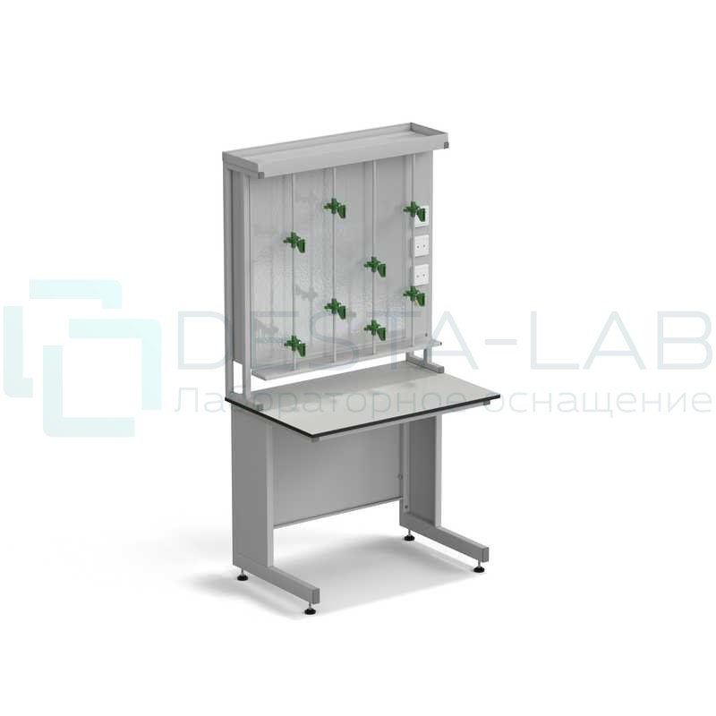 Стол титровальный ЭКРОС 900х600х750/1735 мм, раб. поверхность - LABGRADE