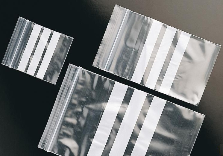 Пакеты 6x8 см, с молнией и маркировочными полосами, Deltalab