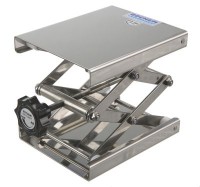 Столик подъемный, платформа 100х100 мм, высота 55-120 мм, нержавеющая сталь, Bochem