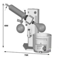 Комплект стекла А, диагональный холодильник, Buchi