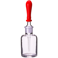 Капельница Страшейна 2-60 мл., светлое стекло, с притертой пробкой-пипеткой