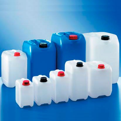 Канистра Kautex 10 л, HDPE, Ø 50 мм, естественный цвет, без крышки, с допуском ООН для транспортировки