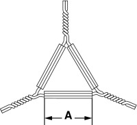 Треугольник Bochem с керамическими трубками, 50 мм