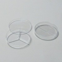 Чашка по типу чашек Петри 3х-секционная, Ø 90 мм, п/с, стерильная, уп. 20 шт, Aptaca