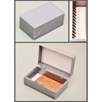 Штатив-бокс д/хранения предм. стекол, п/с, на 12 шт.