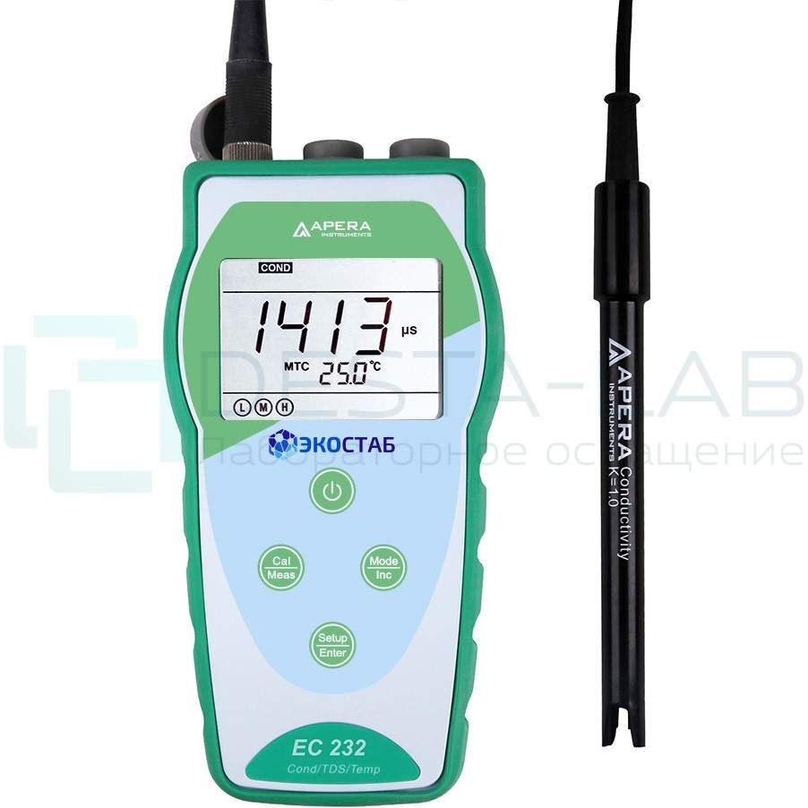 Кондуктометр портативный ЭКОСТАБ EC232