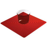 Коврик силиконовый Deutsch &amp; Neumann 350х350 мм, красный