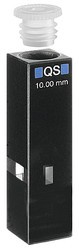 Кювета флуоресцентная Hellma 105.250-QS кварцевая, оптический путь 10x2 мм, высота центра 8,5 мм