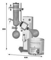 Комплект стекла С, холодильник для охлаждения сухим льдом, Buchi