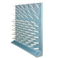 Сушилка для лабораторной посуды Stegler SL-72 (полипропилен, 72 места, 450×630×110 мм)