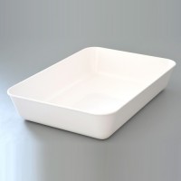 Лоток прямоугольный наруж.размер 400*300*80 мм., п/с, Kartell